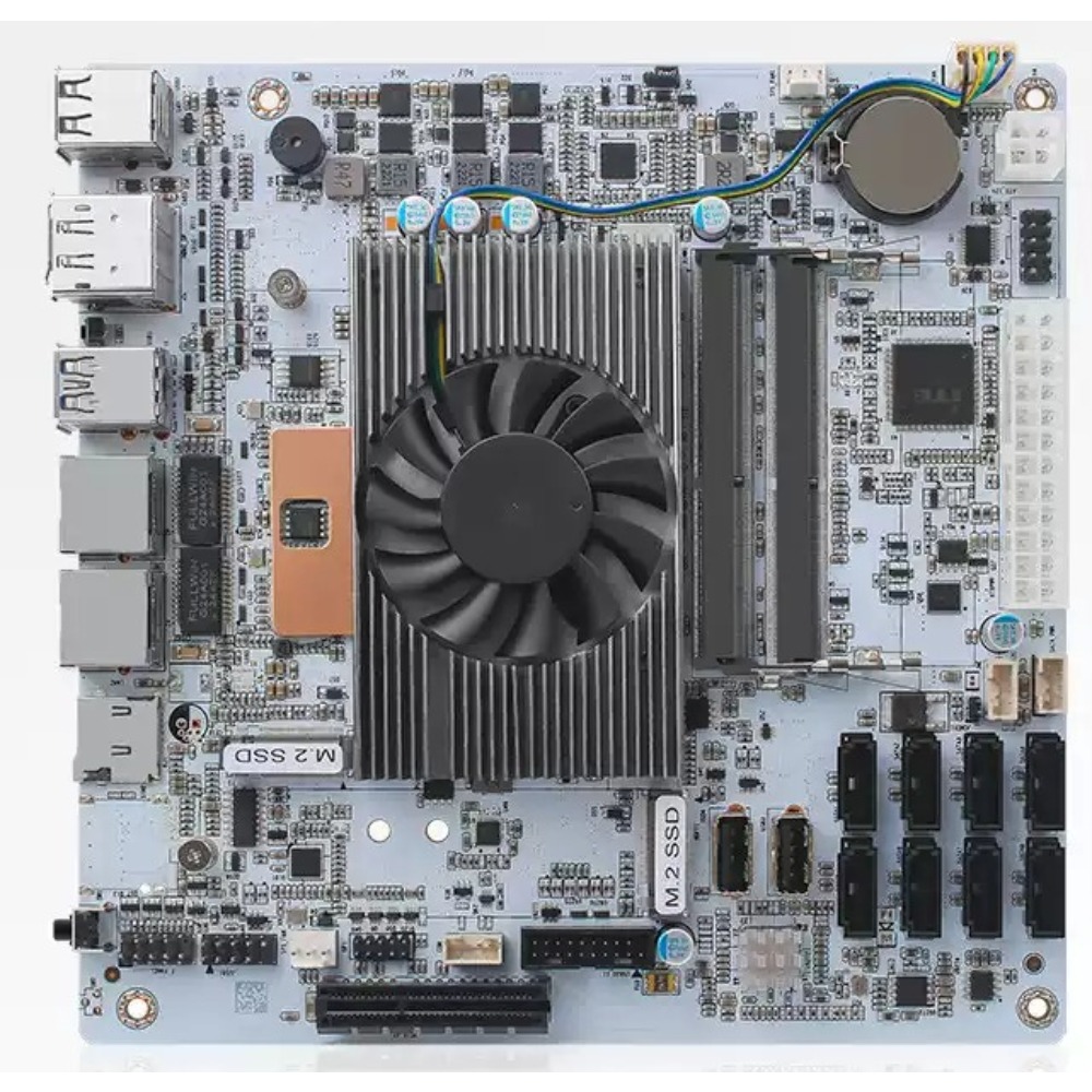 Mini Itx Dual 2.5G Nas Motherboard - Mini‑ITX White M11 NAS Motherboard I5‑8265U