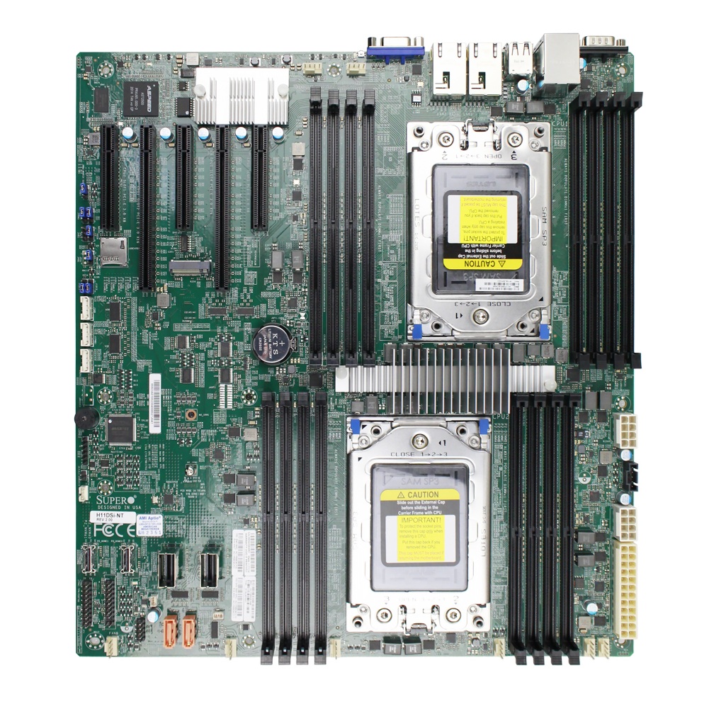 Combo Box Supermic H11DSi-NT M - đánh giá và giá Dual Socket Sp3 Epyc Motherboard