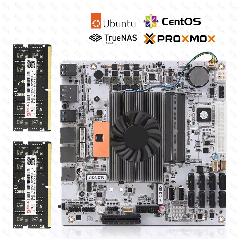 I5-8265U ES 8 SATA NAS Motherb - đánh giá và giá Mini Itx Dual 2.5G Nas Motherboard